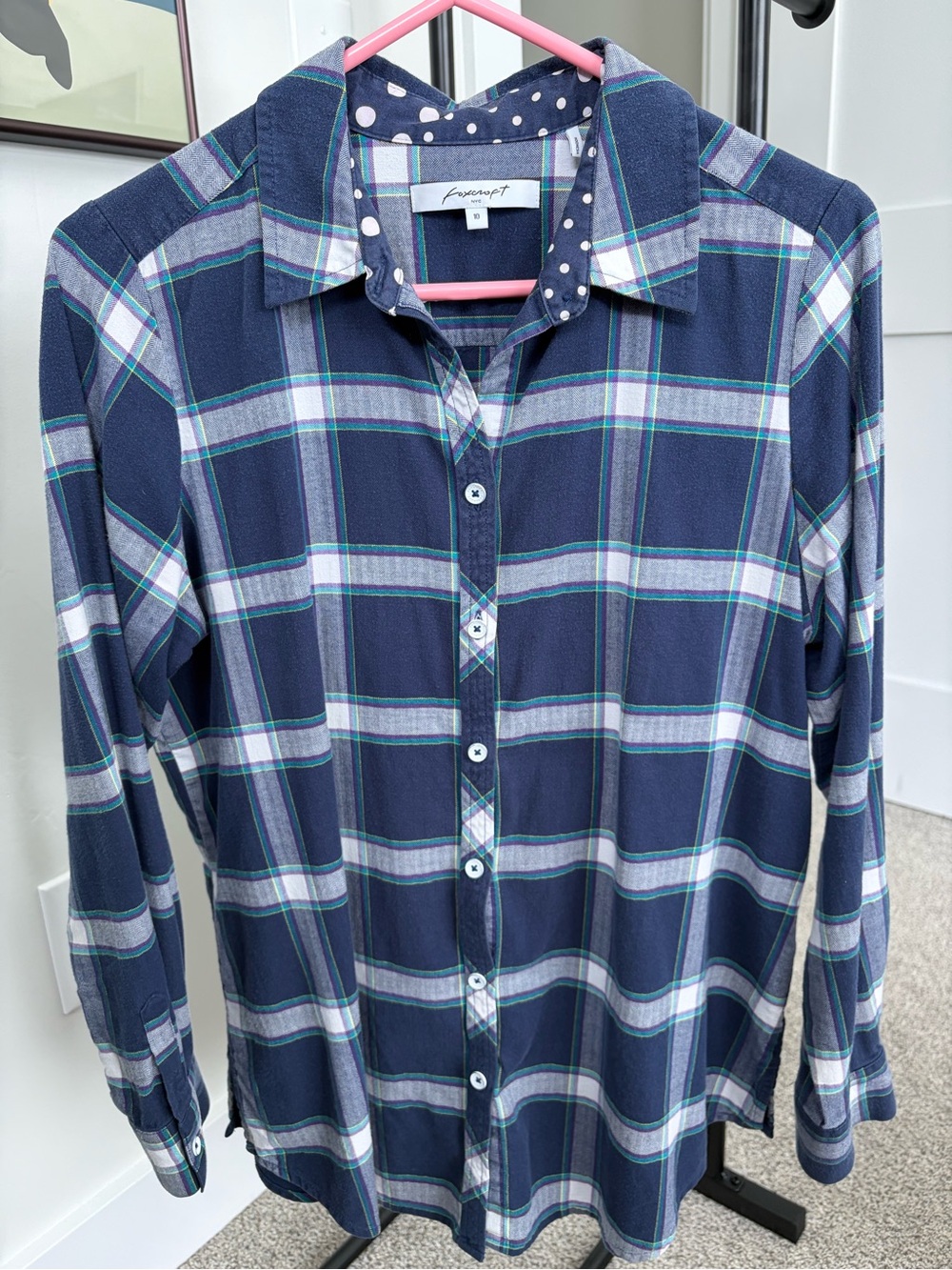 Foxcroft women’s button-front shirt